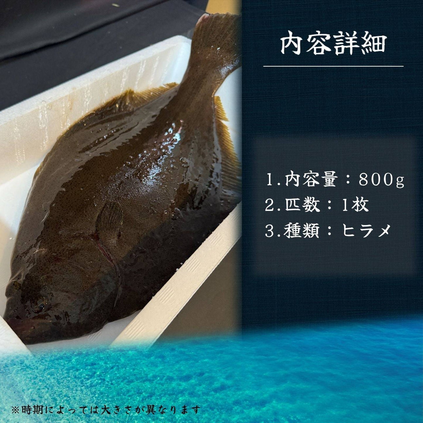 ヒラメ ＜一枚 量：800g＞ 【土佐黒潮水産】公式オンラインショップ 黒潮水産